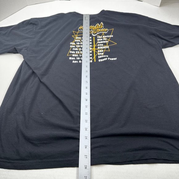 World Elite Season 2 Mens Size XXL Short Sleeve Concert Tee Shirt Black Preowned - Picture 11 of 12